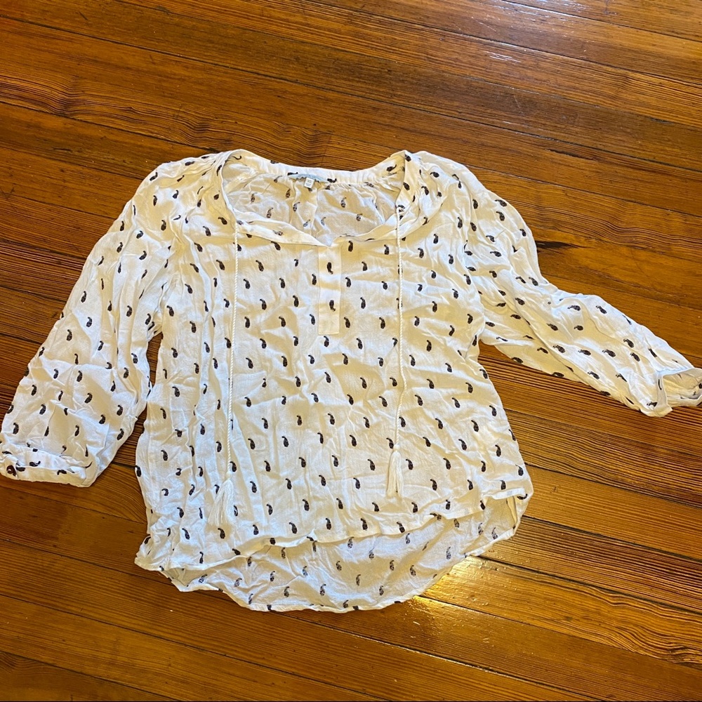 Lucky Brand 3/4 Sleeve top